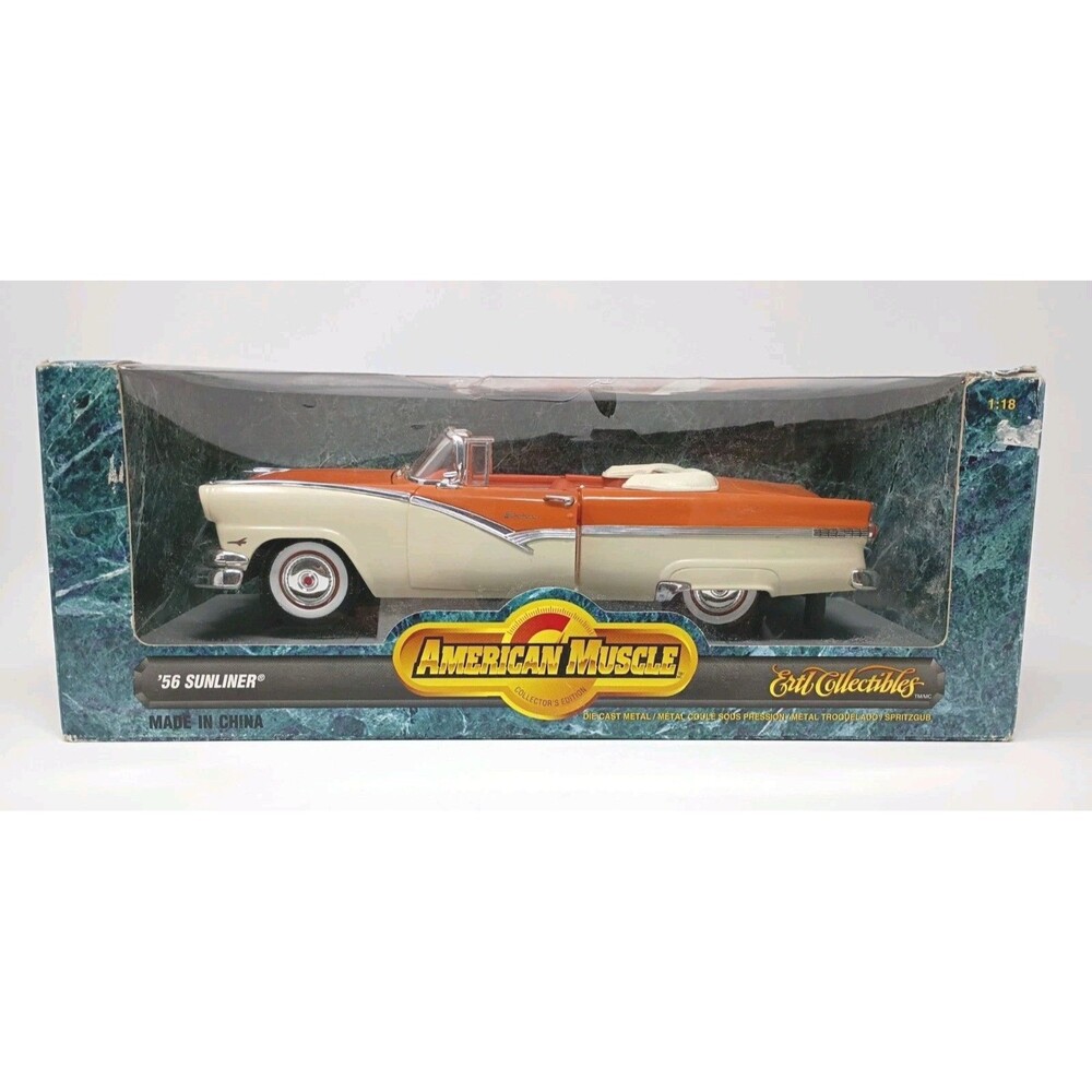 American Muscle 1/18 SCALE 1956 Sunliner Convertible!!! NIB